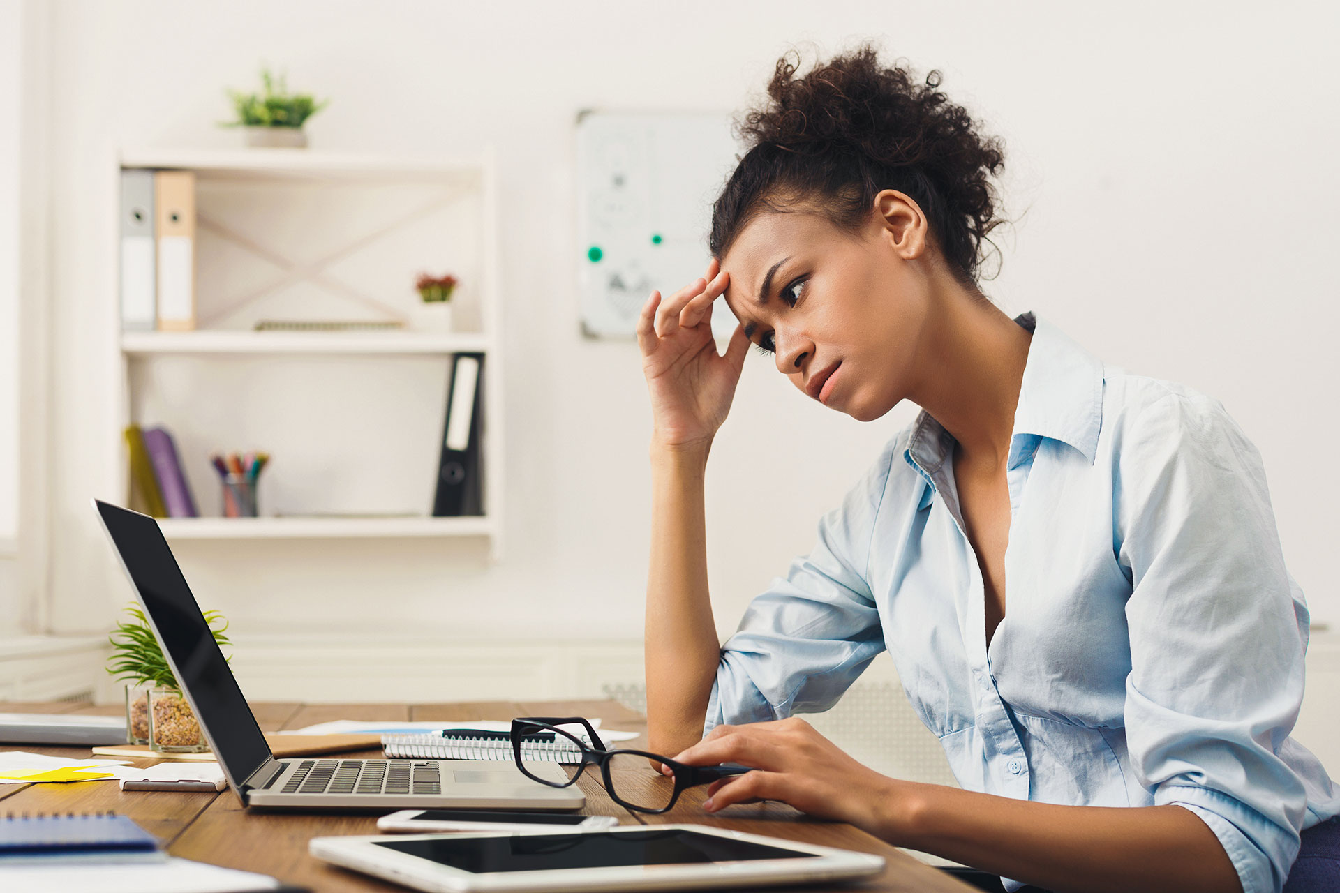 frustrated woman
