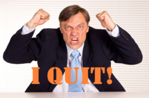 I quit